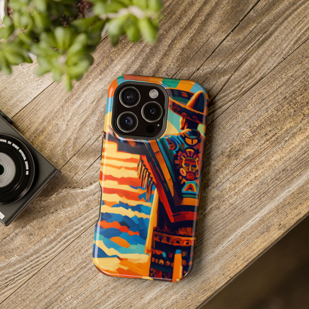 Impact Resistant Phone Case Sombrero Man Art