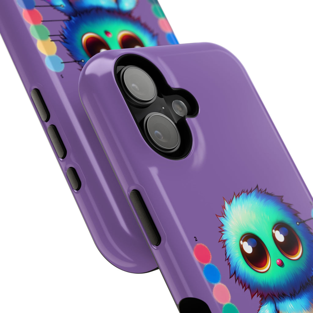Colorful Cute Monster Impact Resistant Phone Case