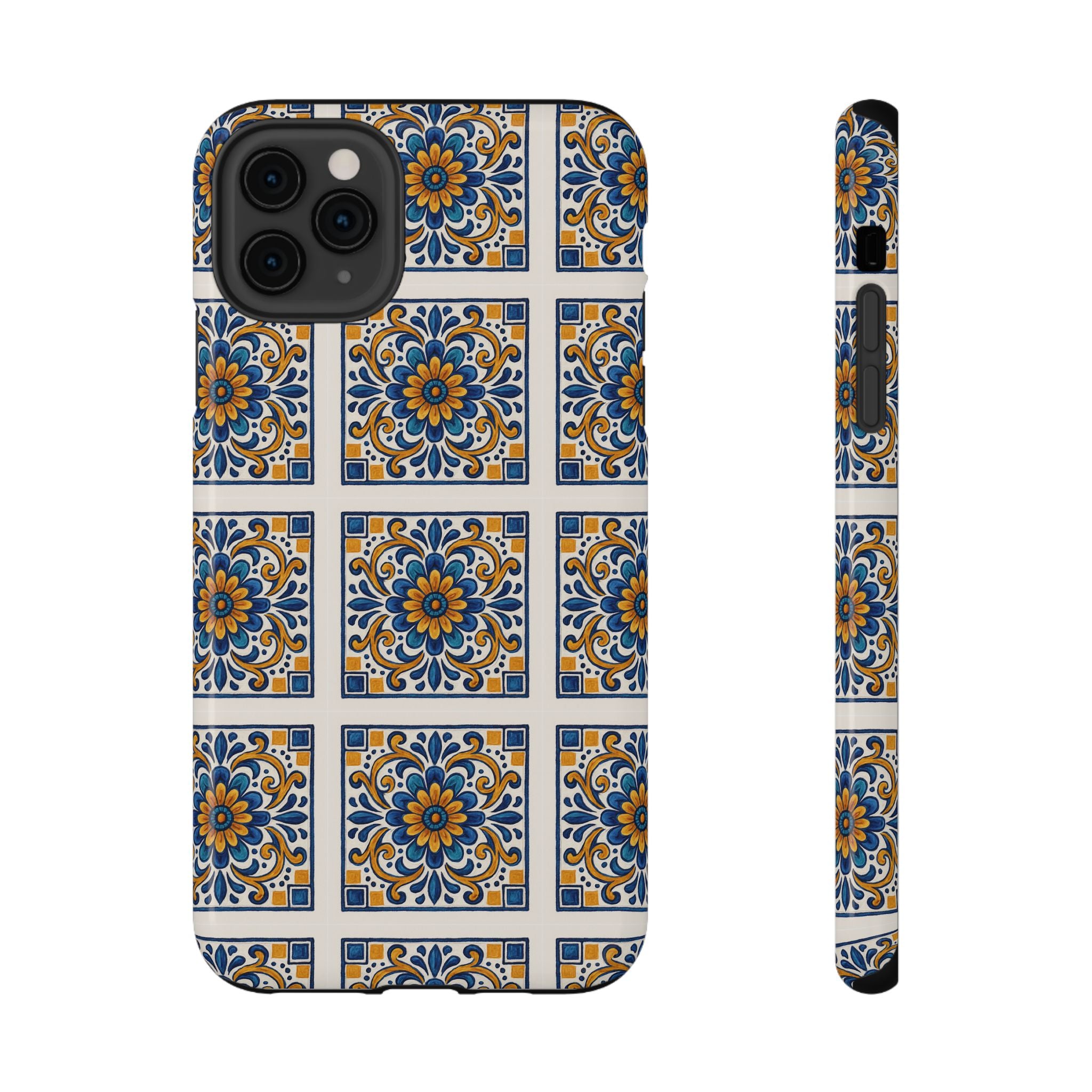 Colorful Floral Phone Case, Durable Impact-Resistant