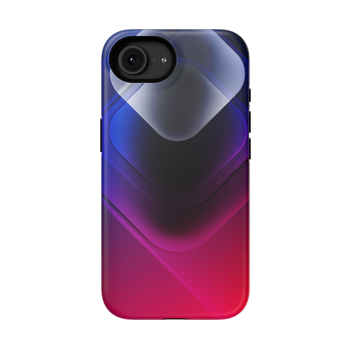 Impact-Resistant Phone Case — Gradient Blue to Magenta Protective Cover