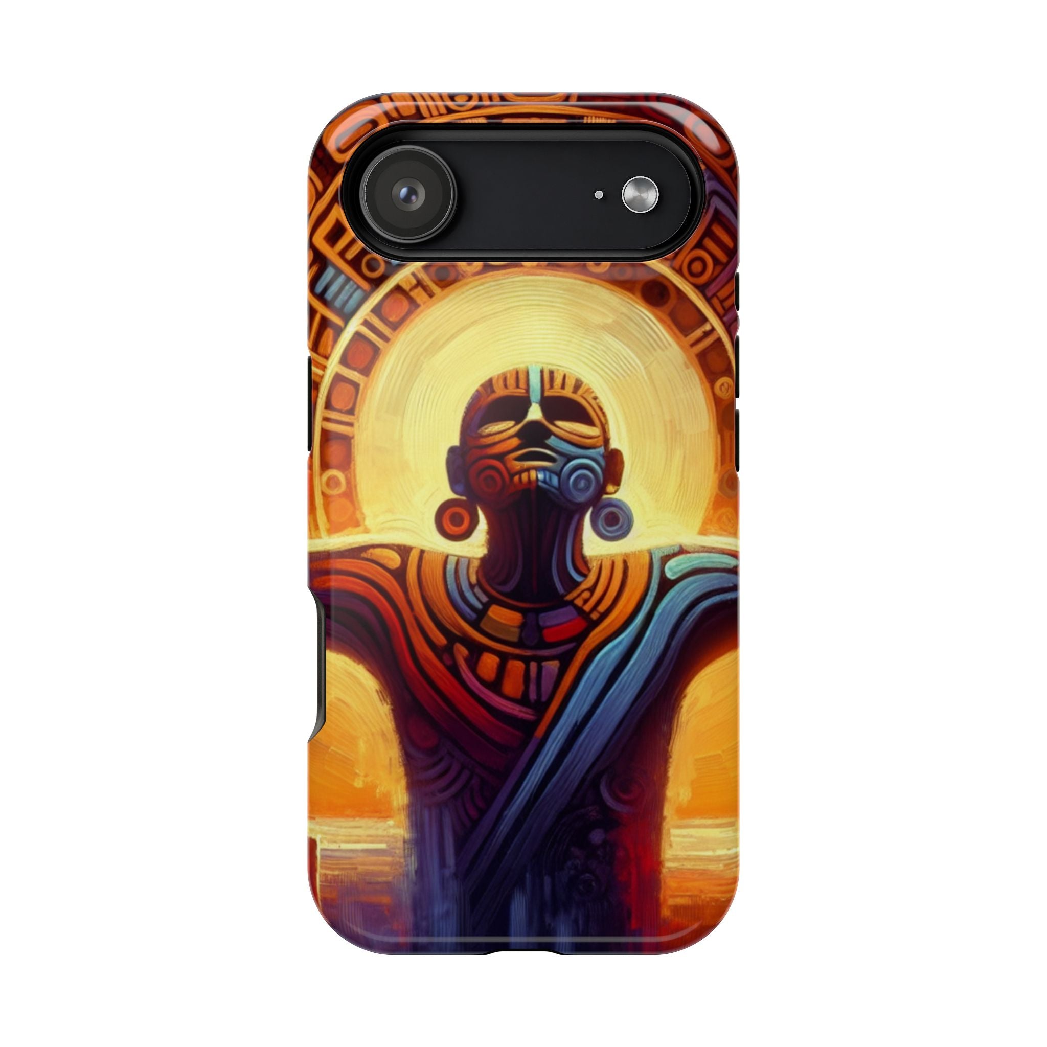 Impact Resistant Phone Case - Aztec Man