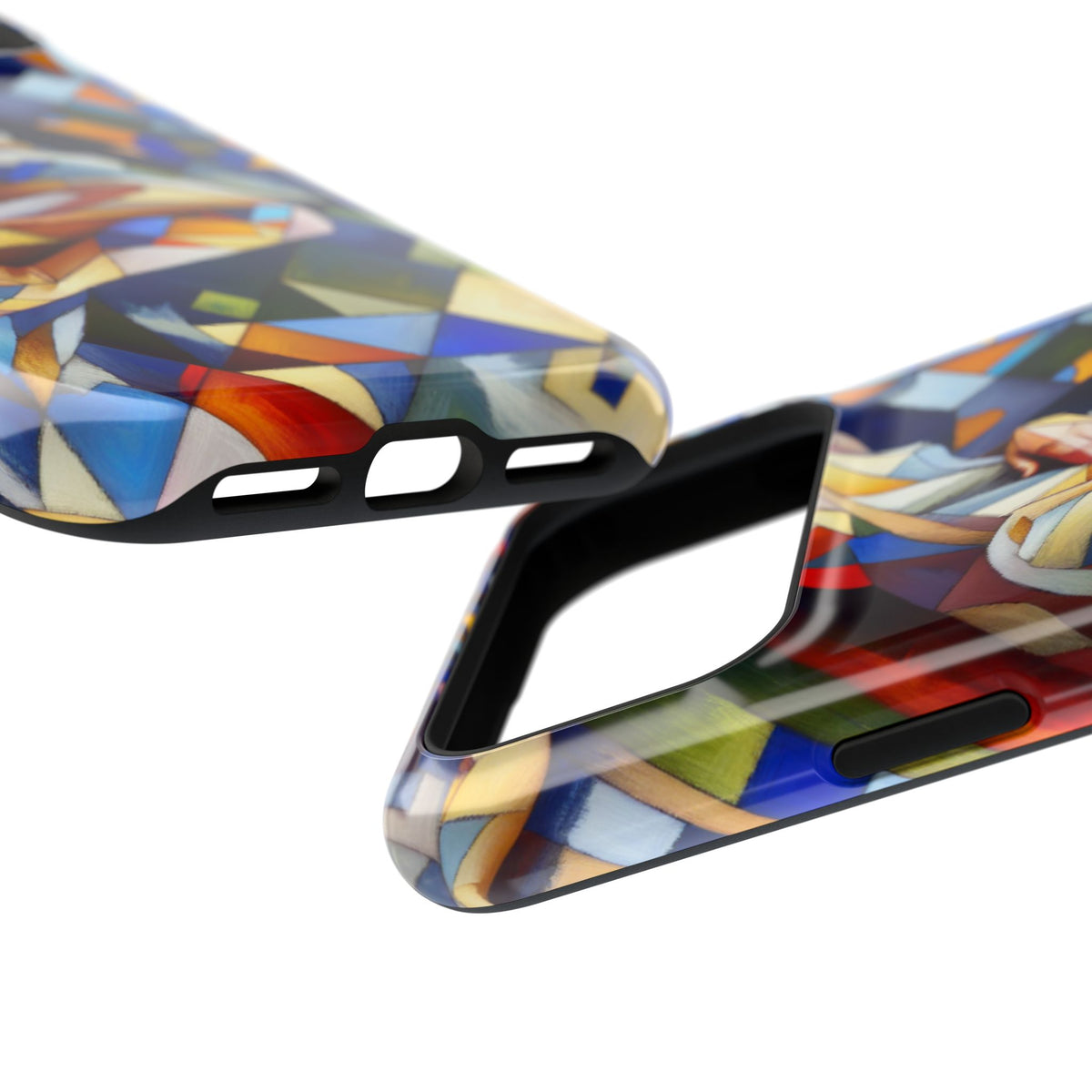 Abstract Stained Glass Dragon Impact Phone Case