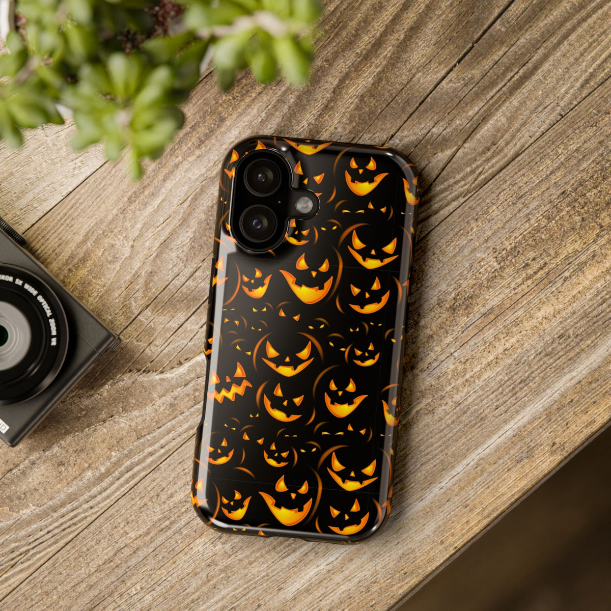 Halloween Pumpkin Jack-O'-Lantern Impact-Resistant Phone Case