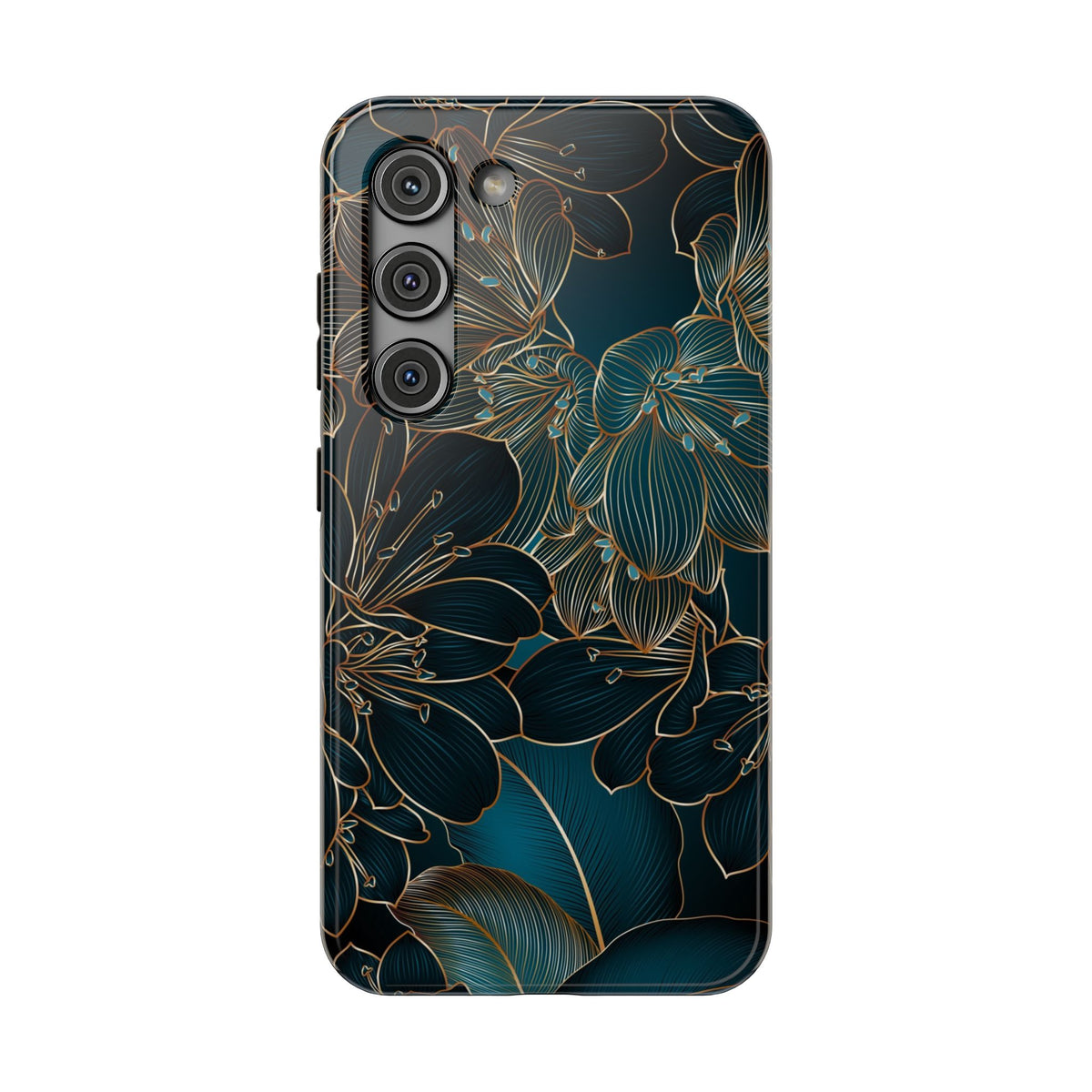 Floral Midnight Impact-Resistant New iPhone Phone Case