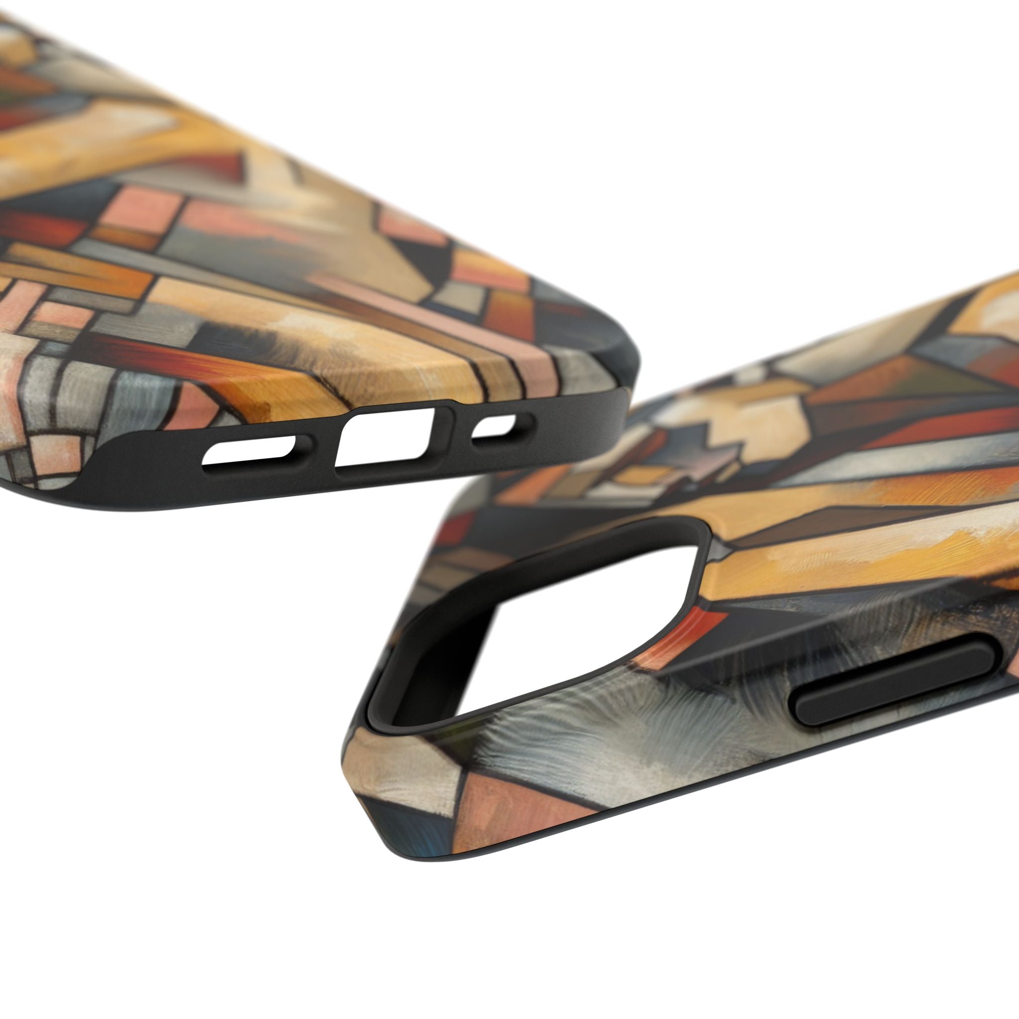 Impact Resistant Phone Case - Woman Abstract Design