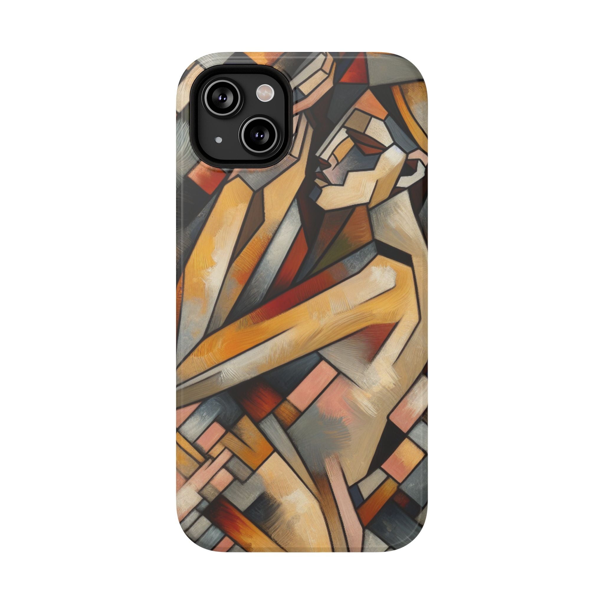 Impact Resistant Phone Case - Woman Abstract Design