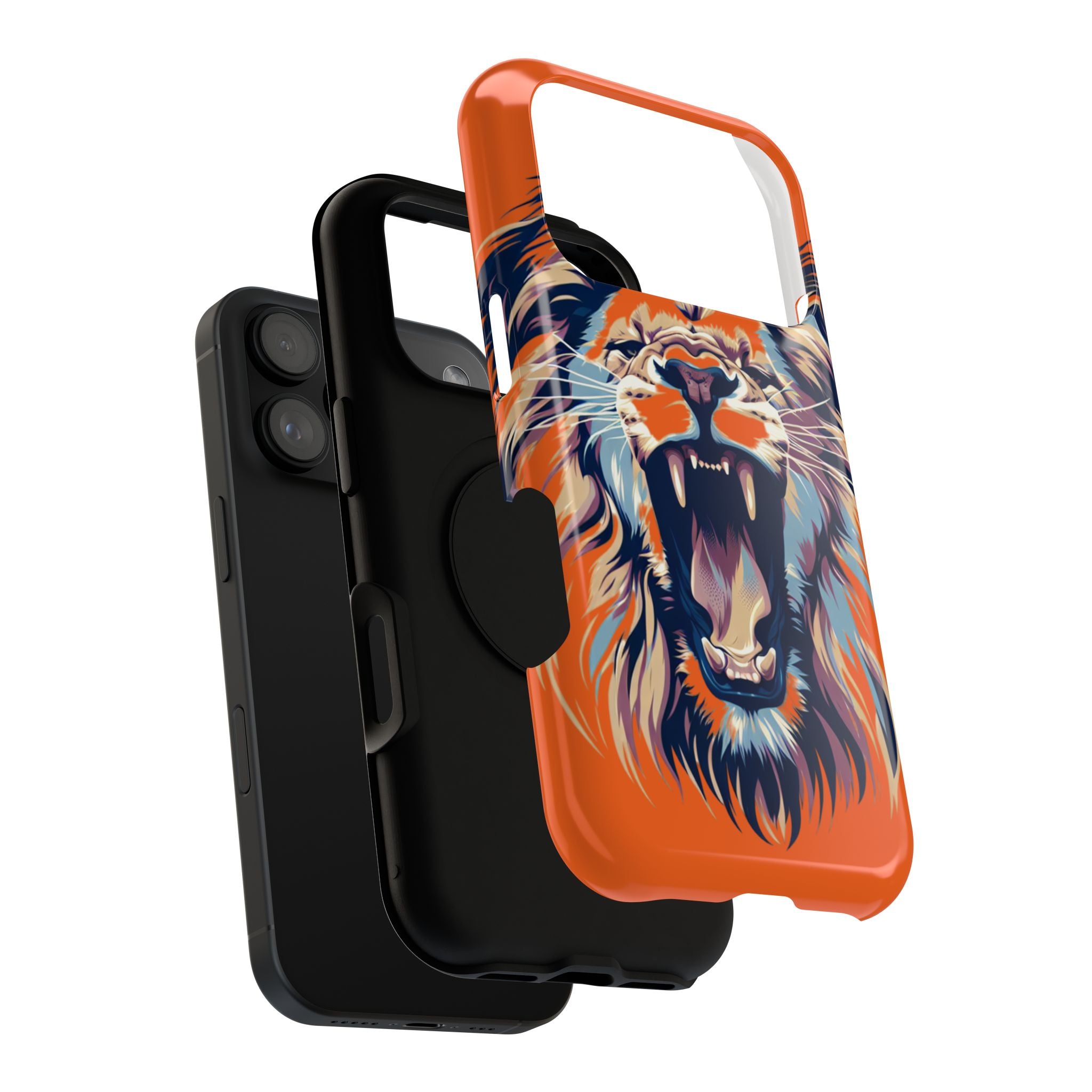 Wild Roar Lion Impact Resistant Phone Case