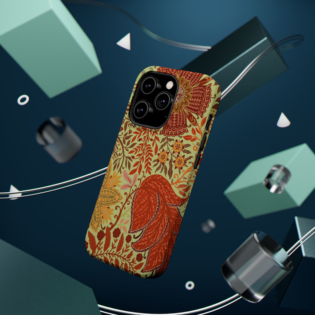 Floral Paisley Magnetic Impact-Resistant Phone Case