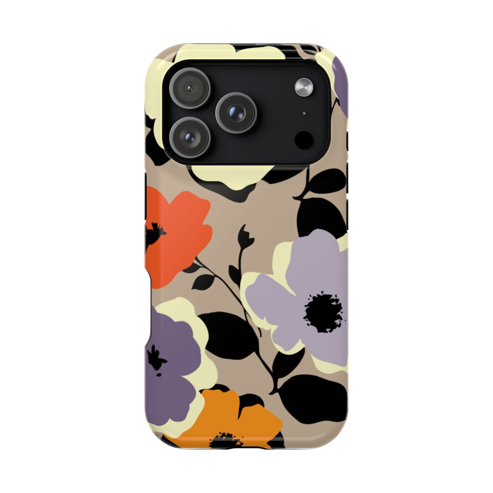 Floral Impact-Resistant Phone Case