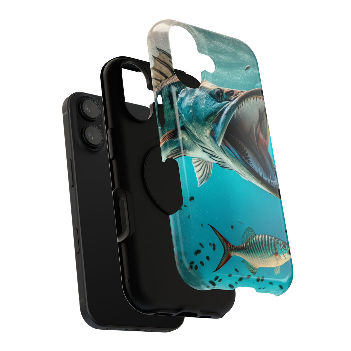 Phone Case — Realistic Barracuda Underwater Impact-Resistant Phone Case