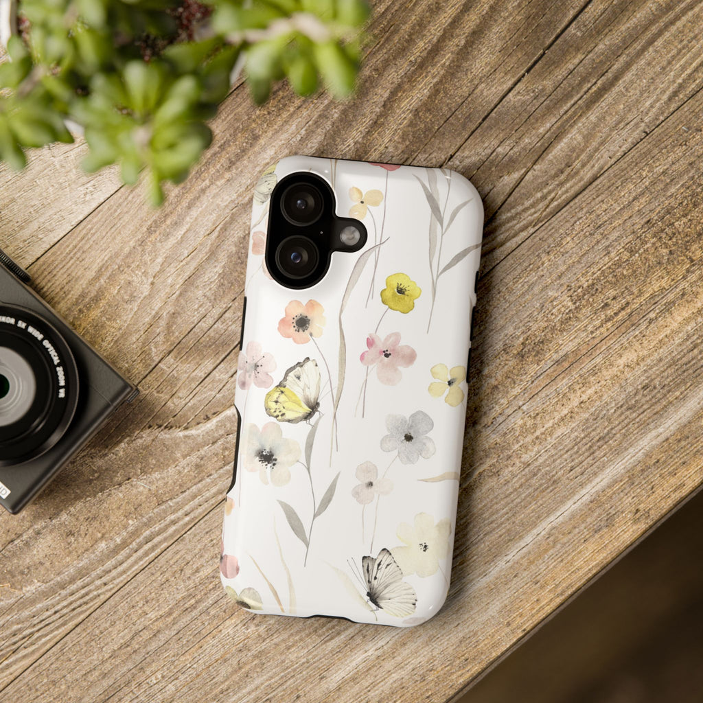 Floral Impact-Resistant Phone Case