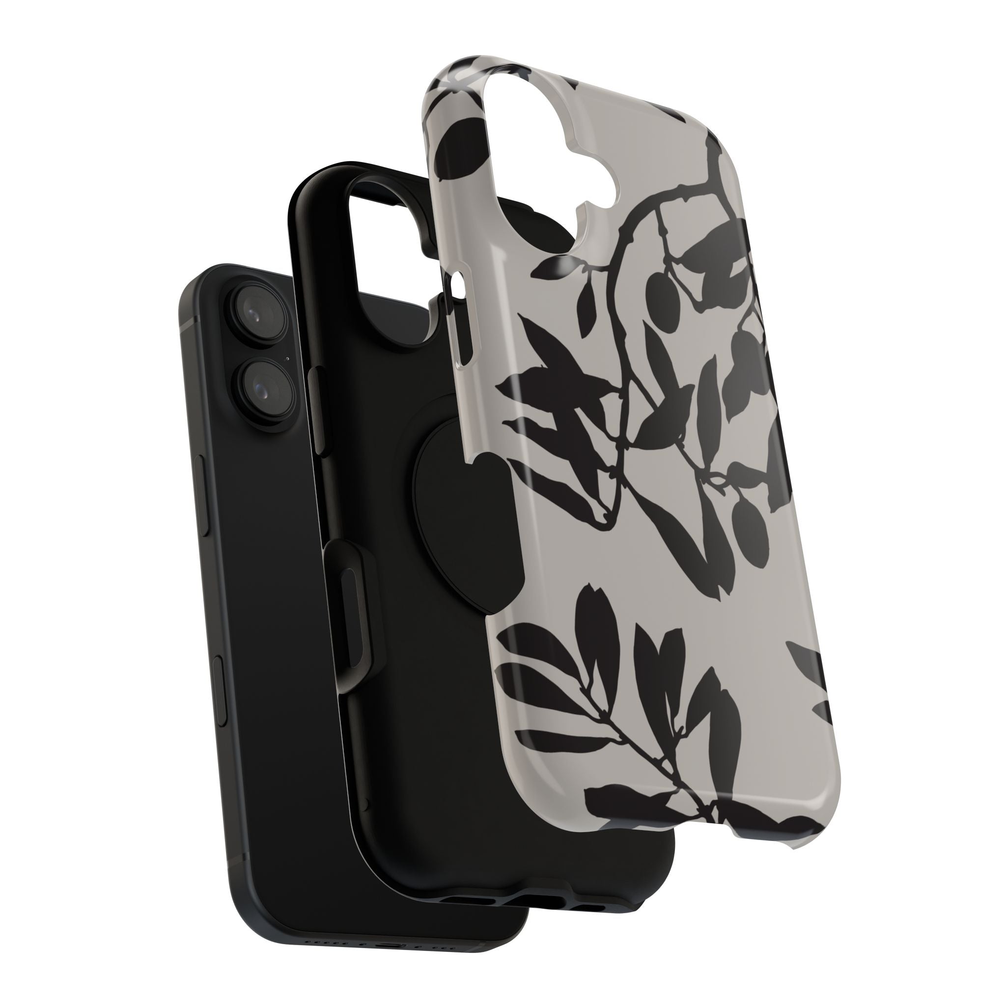 Stylish Floral Impact-Resistant Phone Case