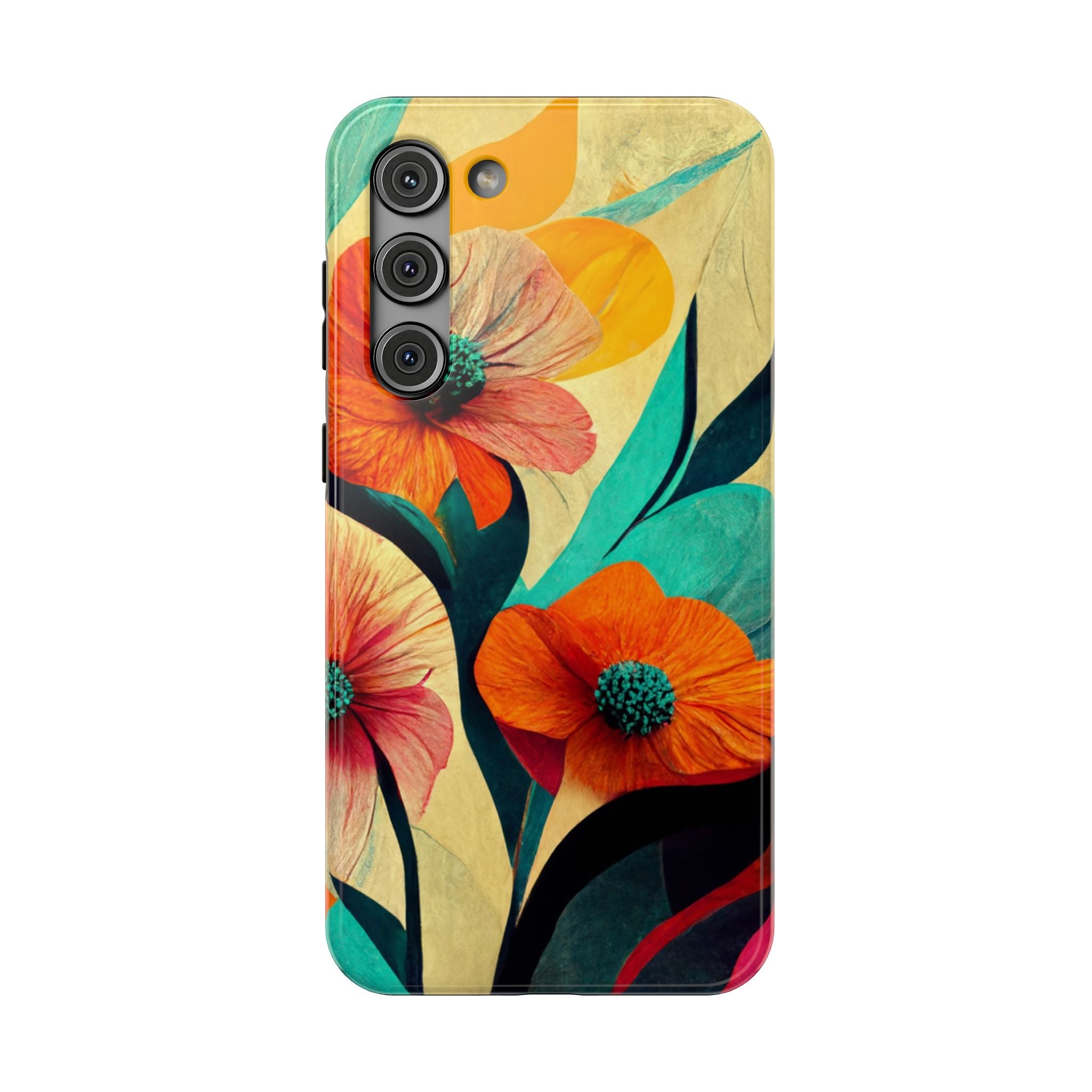 Floral Impact-Resistant Phone Case