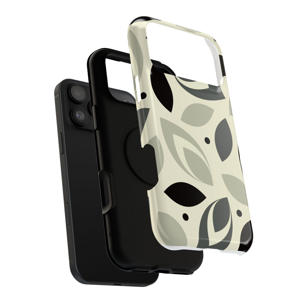 Modern Leaf Impact-Resistant Phone Cases