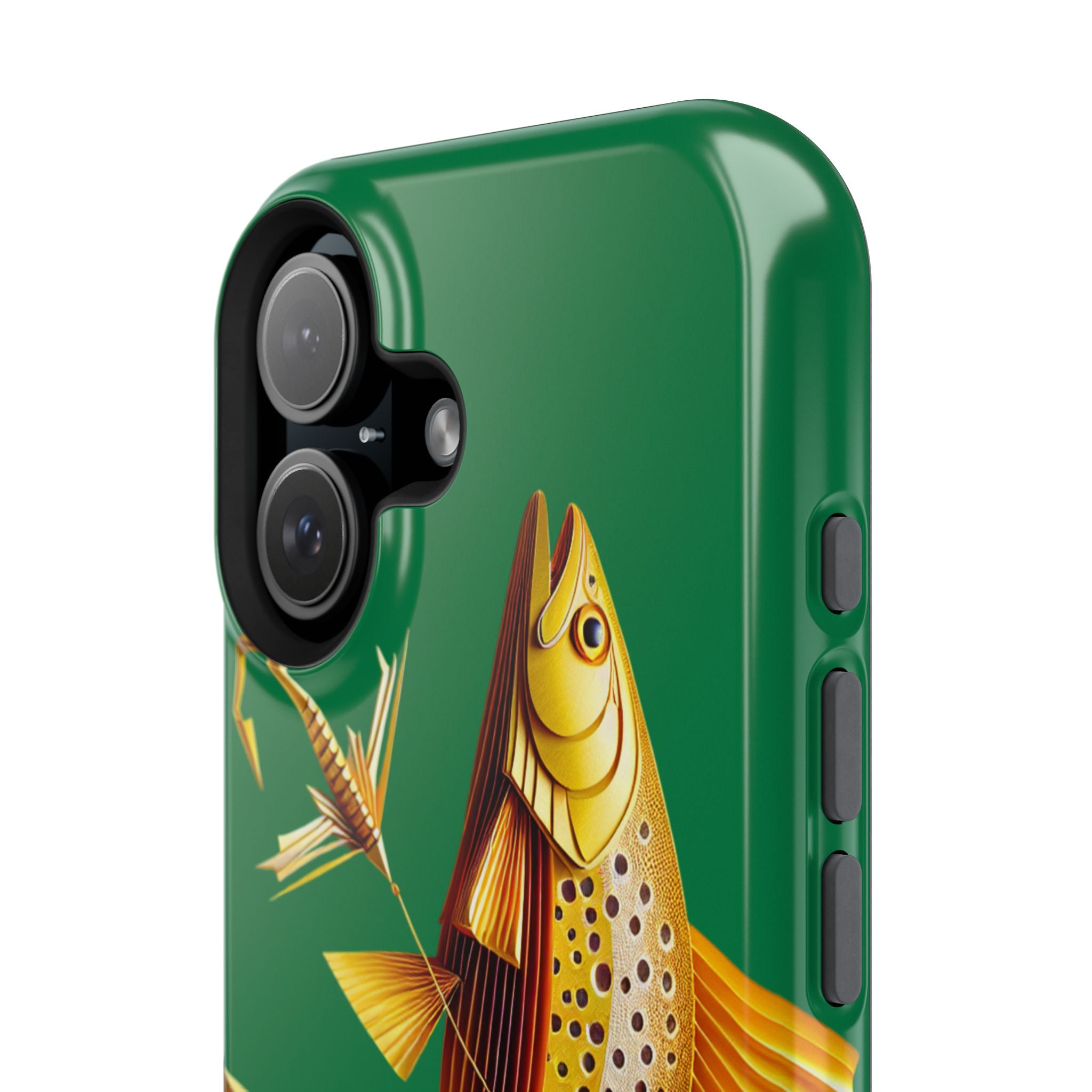 Impact Resistant Phone Case,  Lucky Charm Fish, Outdoor Enthusiast Gift