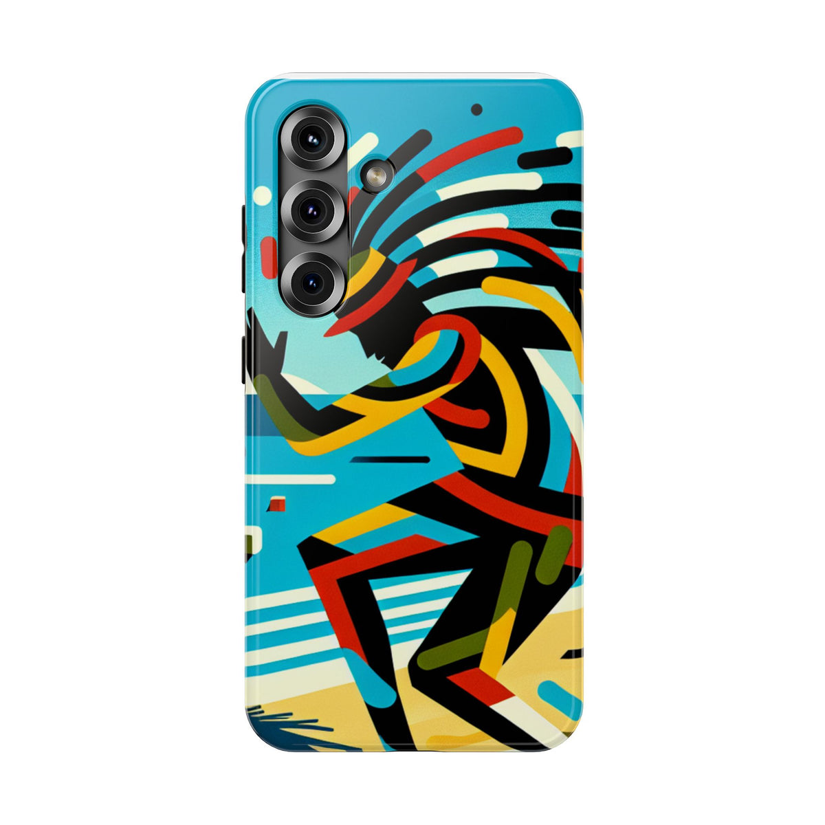 Vibrant Tribal Runner Impact Resistant Phone Case