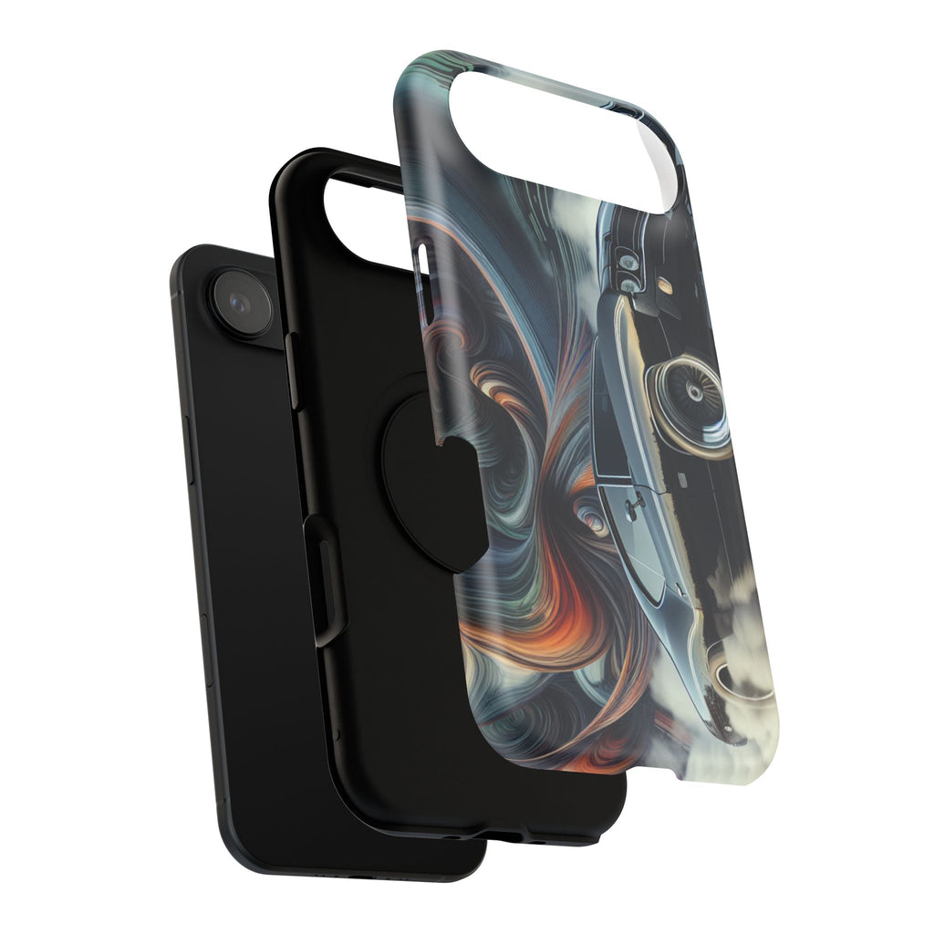 Vintage Muscle Car Phone Case — Retro Racing Art Impact-Resistant Case