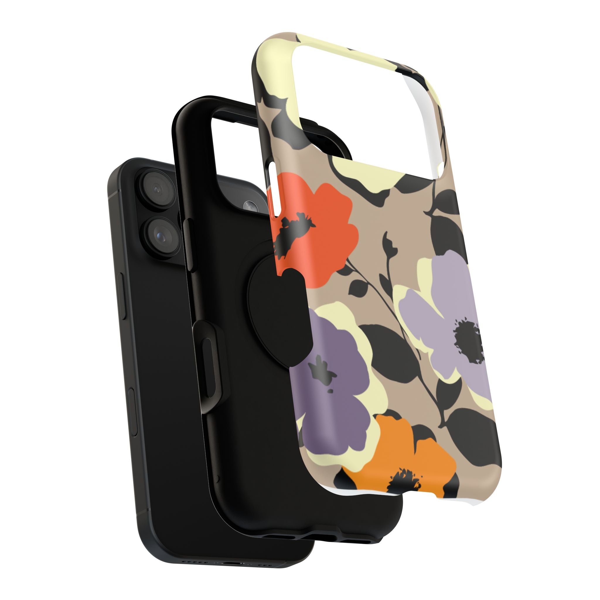 Floral Impact-Resistant Phone Case