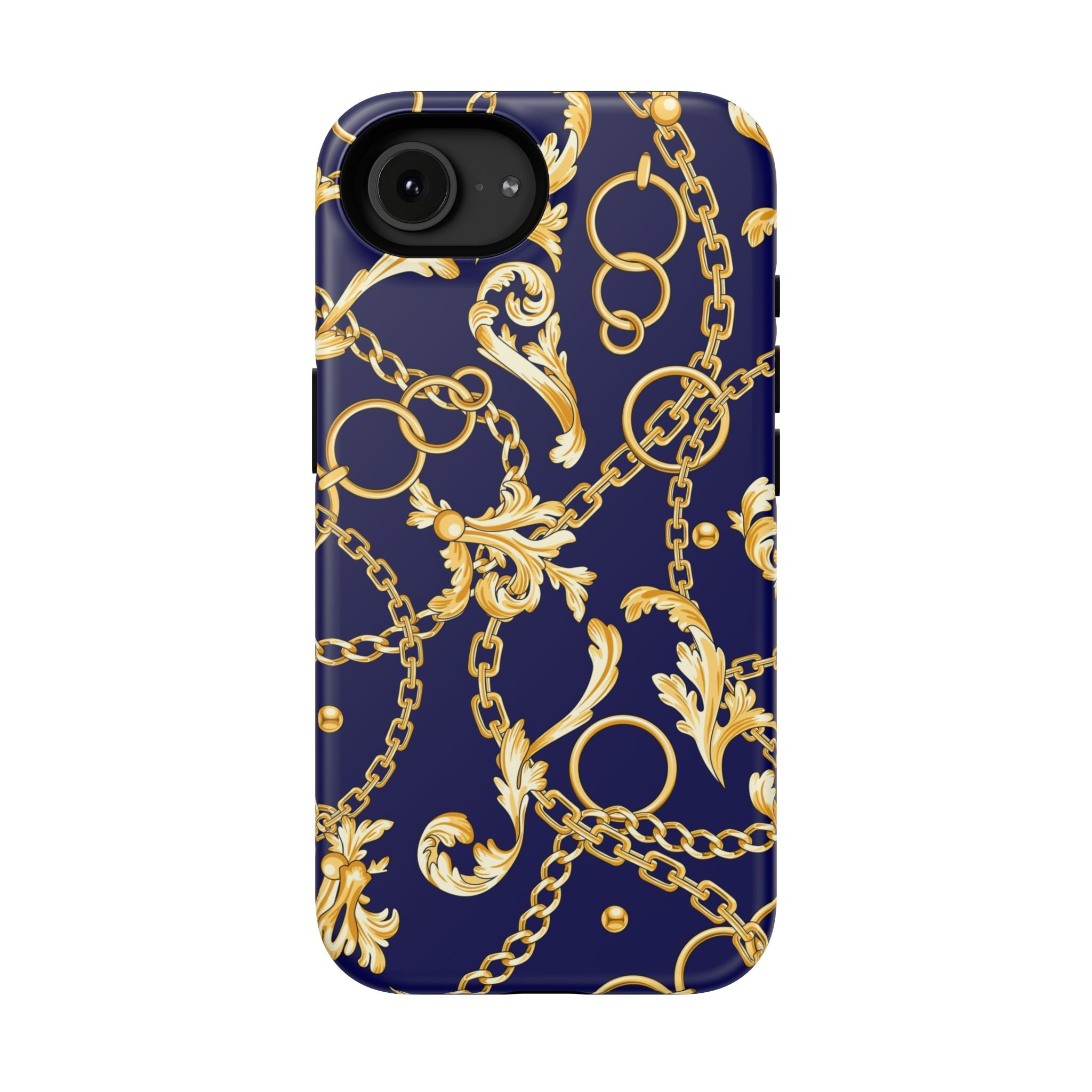 Golden Chain Impact-Resistant Phone Case