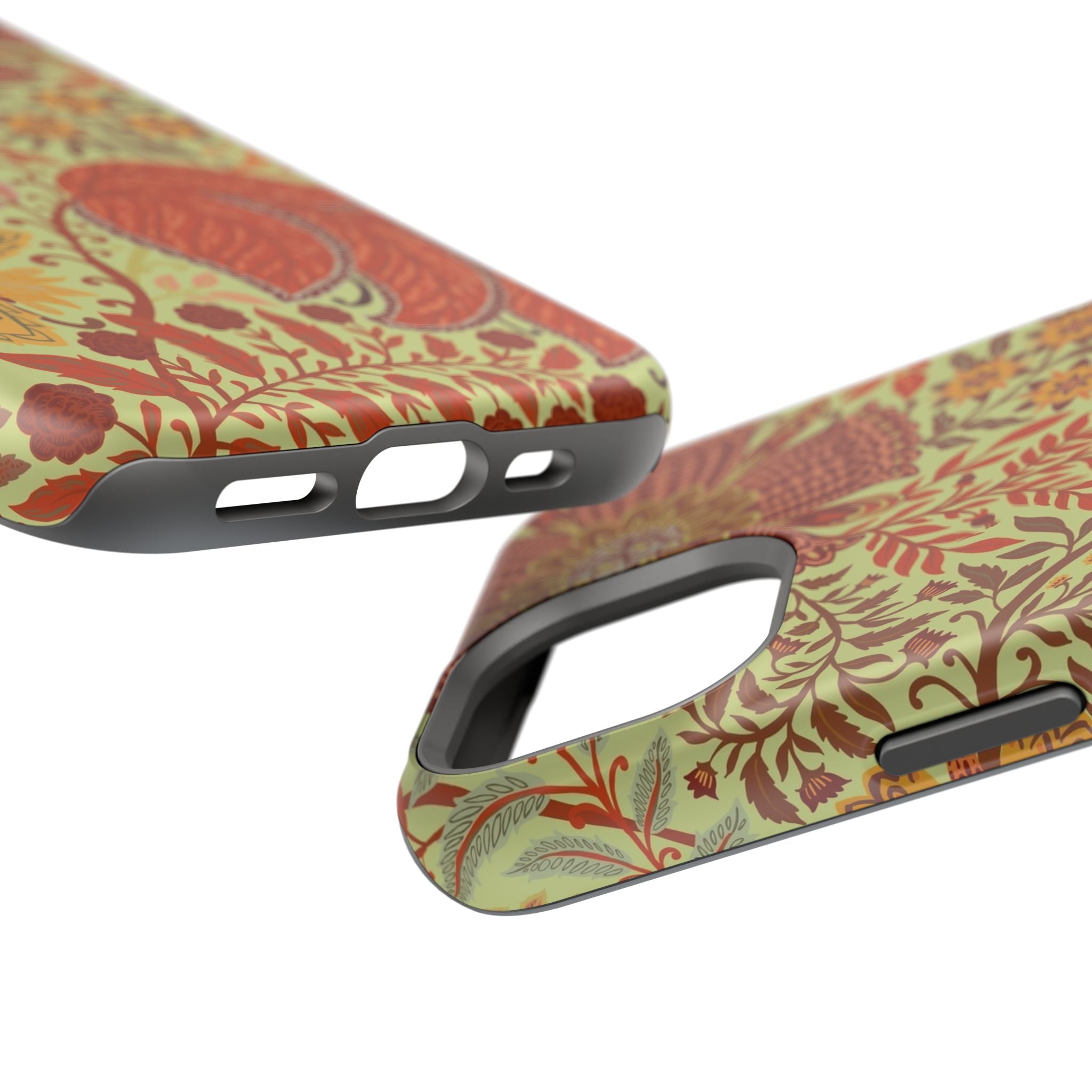 Floral Paisley Magnetic Impact-Resistant Phone Case