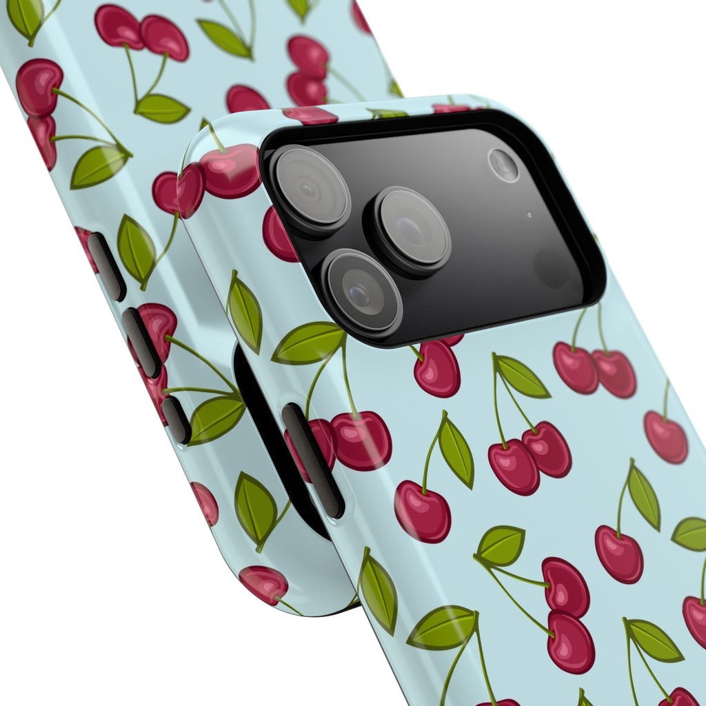 Cherry Pattern Phone Case, Cute Cherry