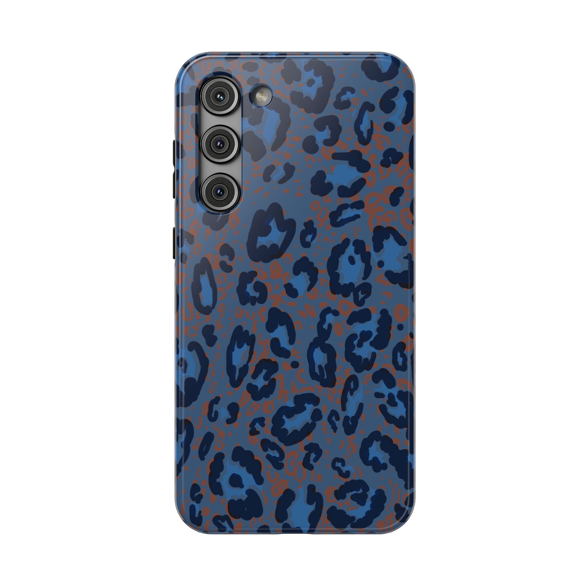 Leopard Print Phone Case, Impact-Resistant