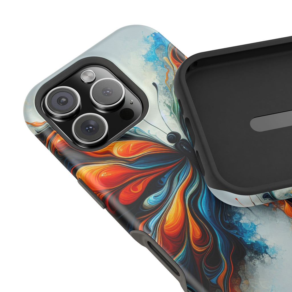 Vibrant Butterfly Impact Resistant Phone Case Unique Gift for Nature Lovers