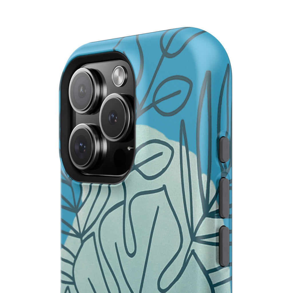 Tropical Floral Phone Case, Impact-Resistant