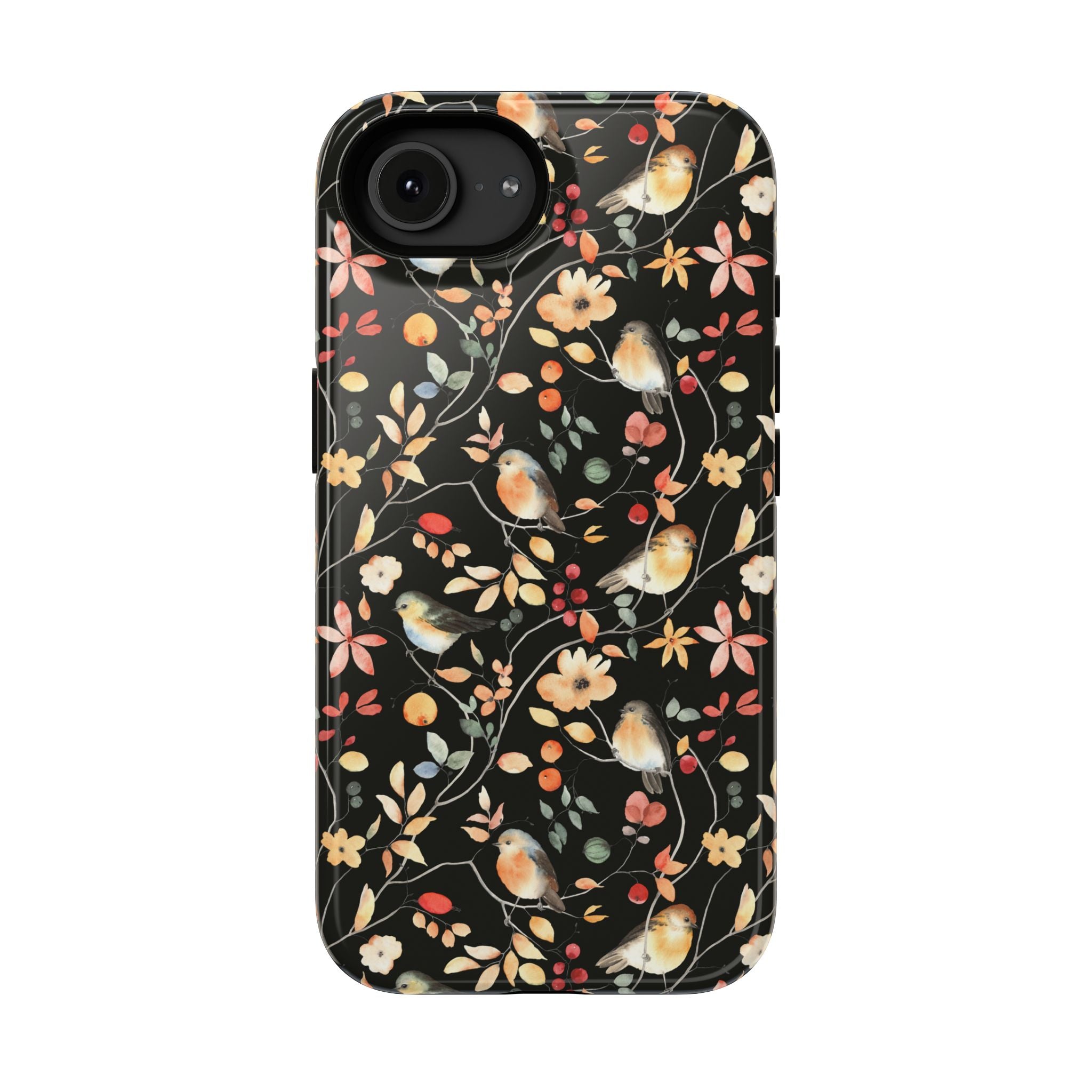 Floral Impact-Resistant Phone Case