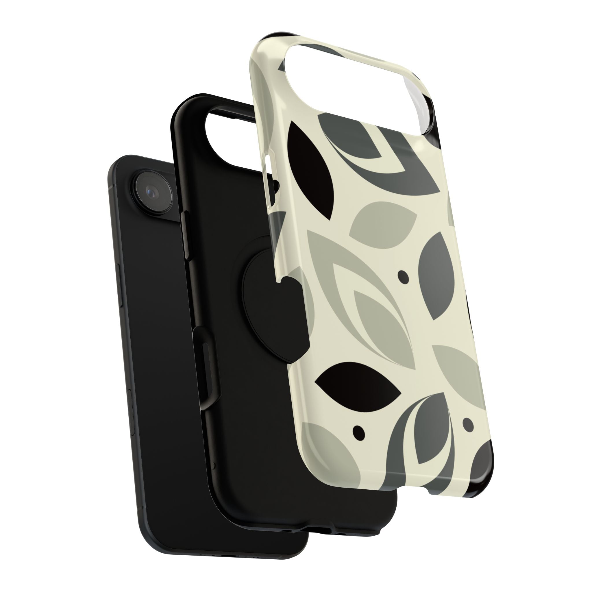 Modern Leaf Impact-Resistant Phone Cases