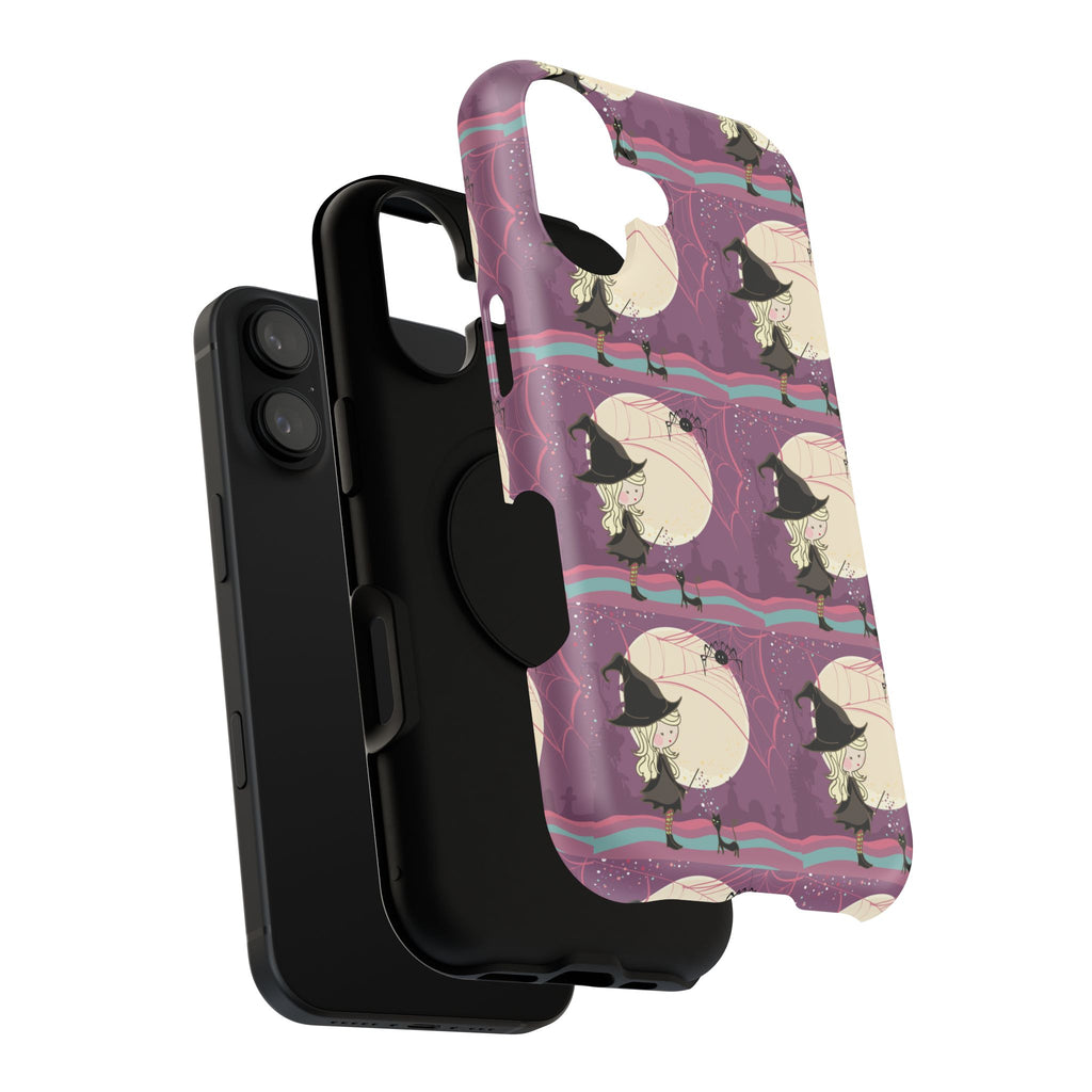 Whimsical Witch Phone Case - Durable