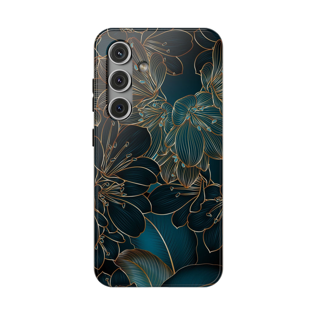 Floral Midnight Impact-Resistant New iPhone Phone Case