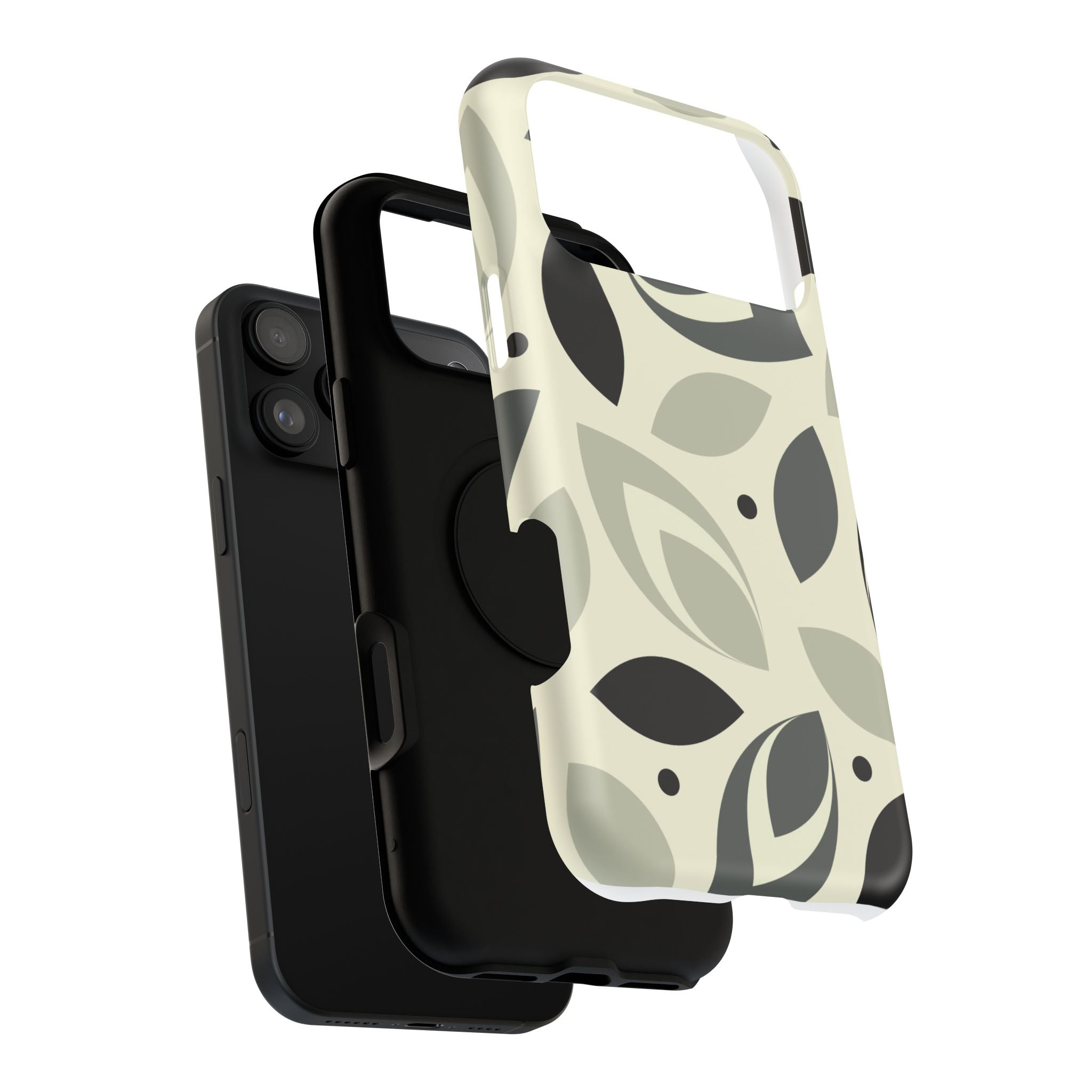 Modern Leaf Impact-Resistant Phone Cases