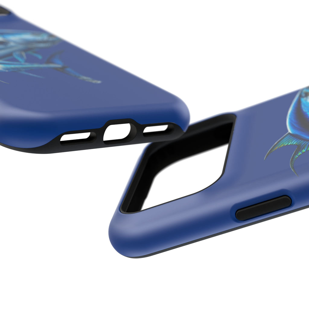 Impact Resistant Phone Case - Blue Fin