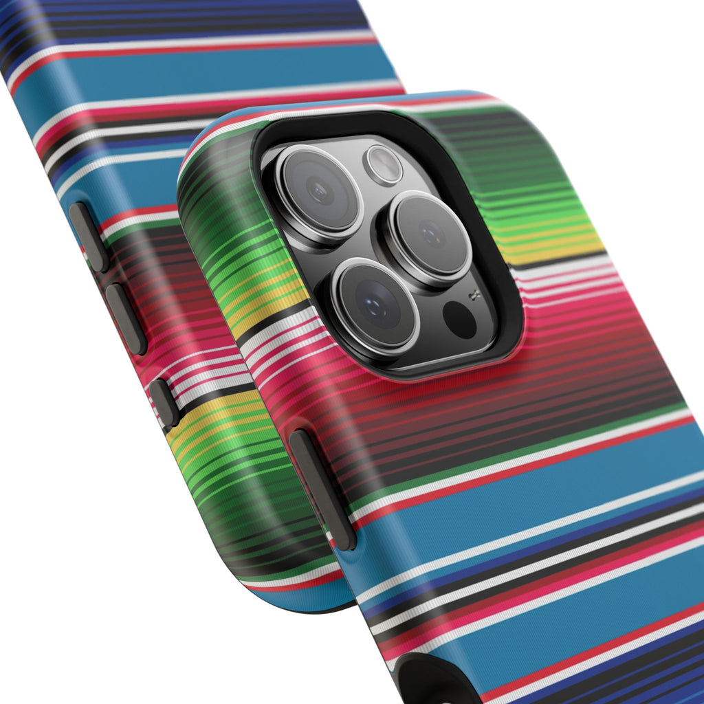Sarape Striped Phone Case | Impact-Resistant