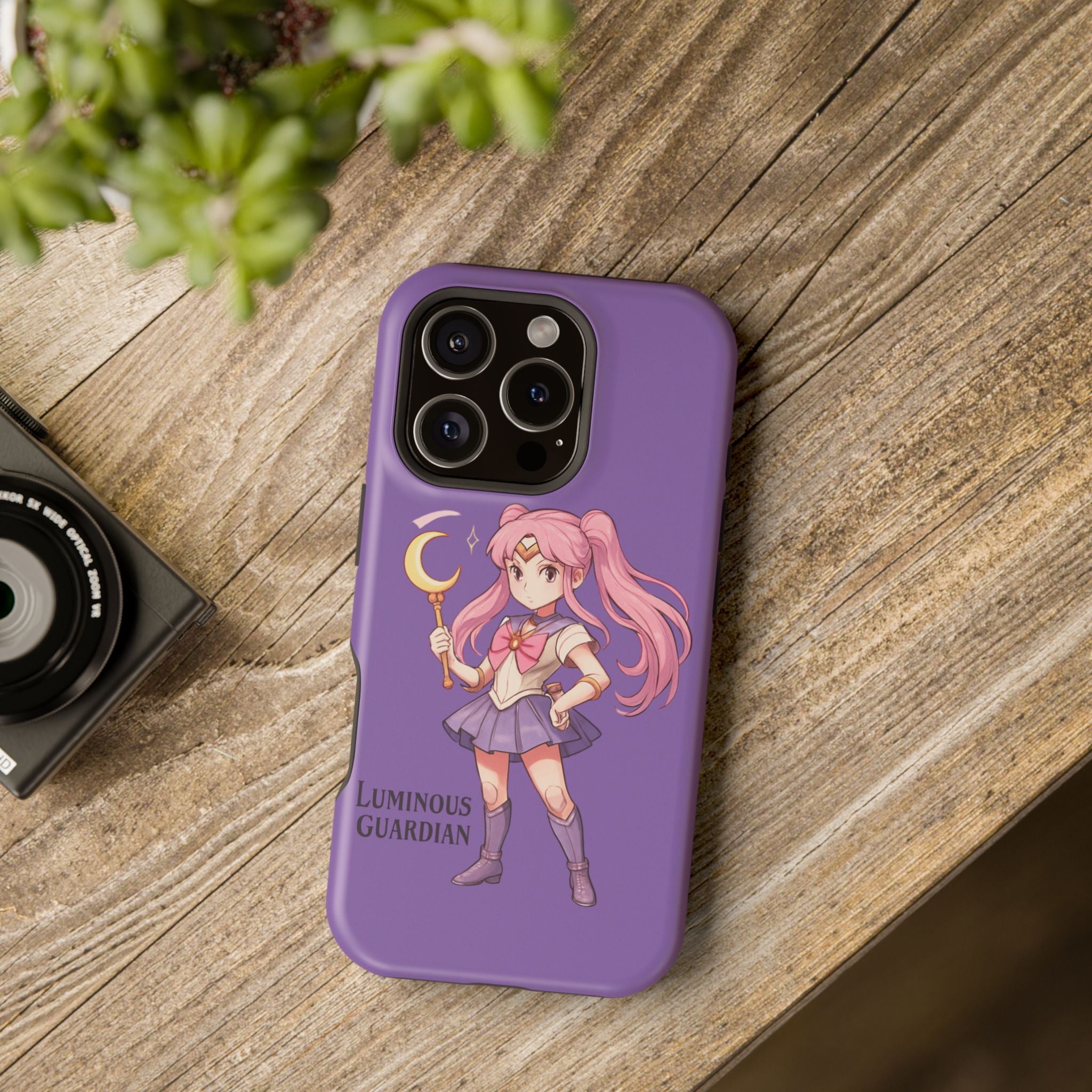 Luminous Guardian Phone Case, Impact-Resistant