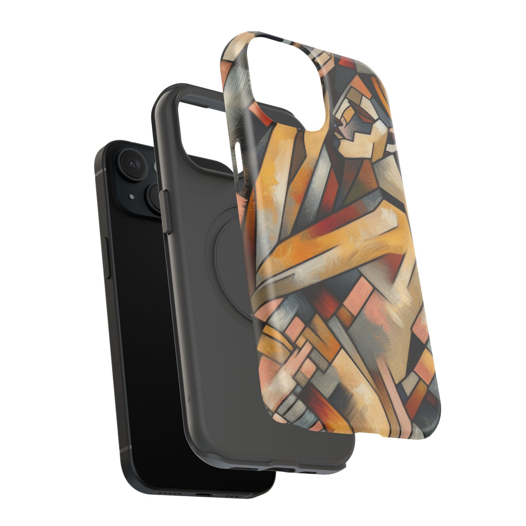Impact Resistant Phone Case - Woman Abstract Design
