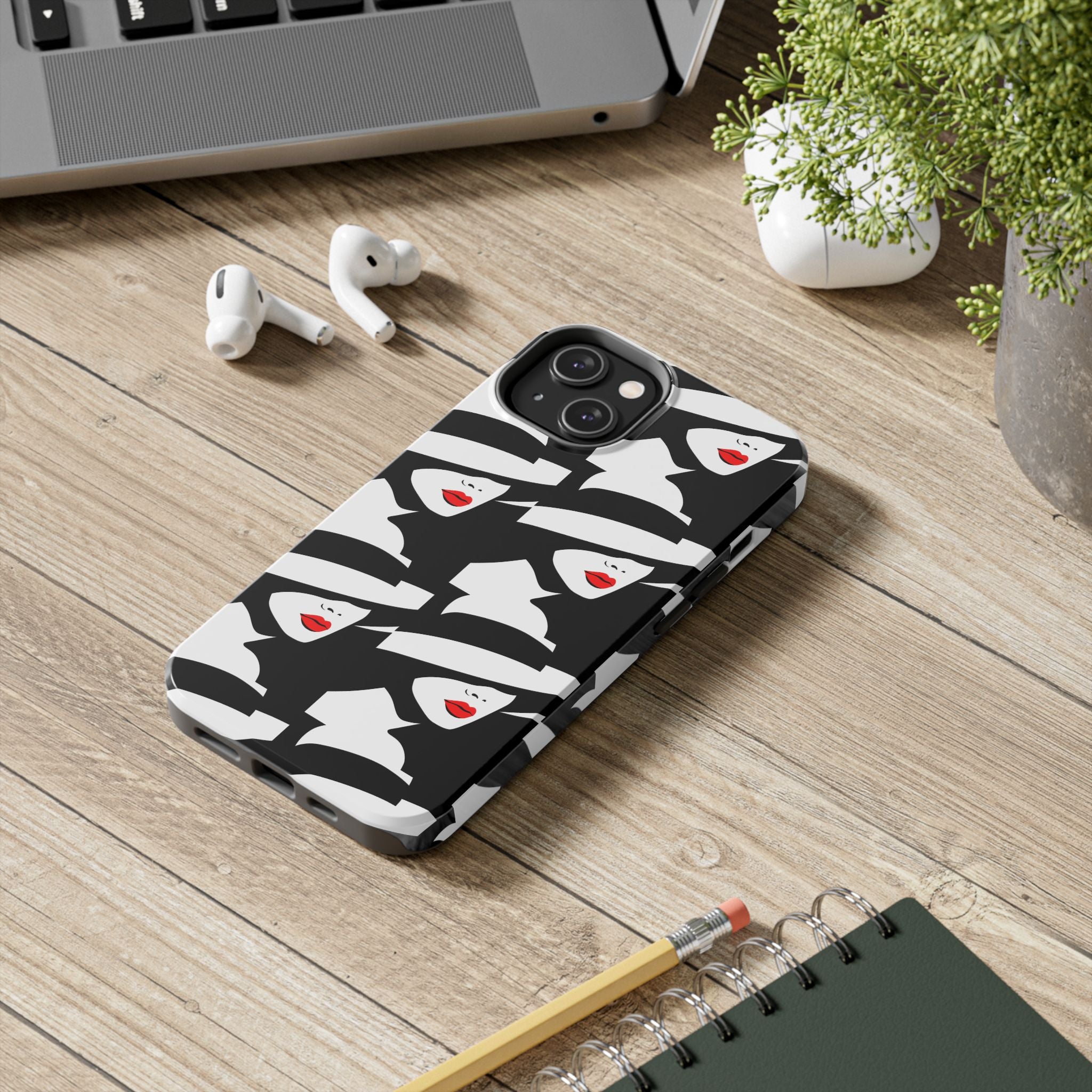 Retro Chic Tough Phone Case