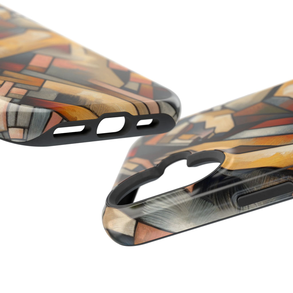 Impact Resistant Phone Case - Woman Abstract Design