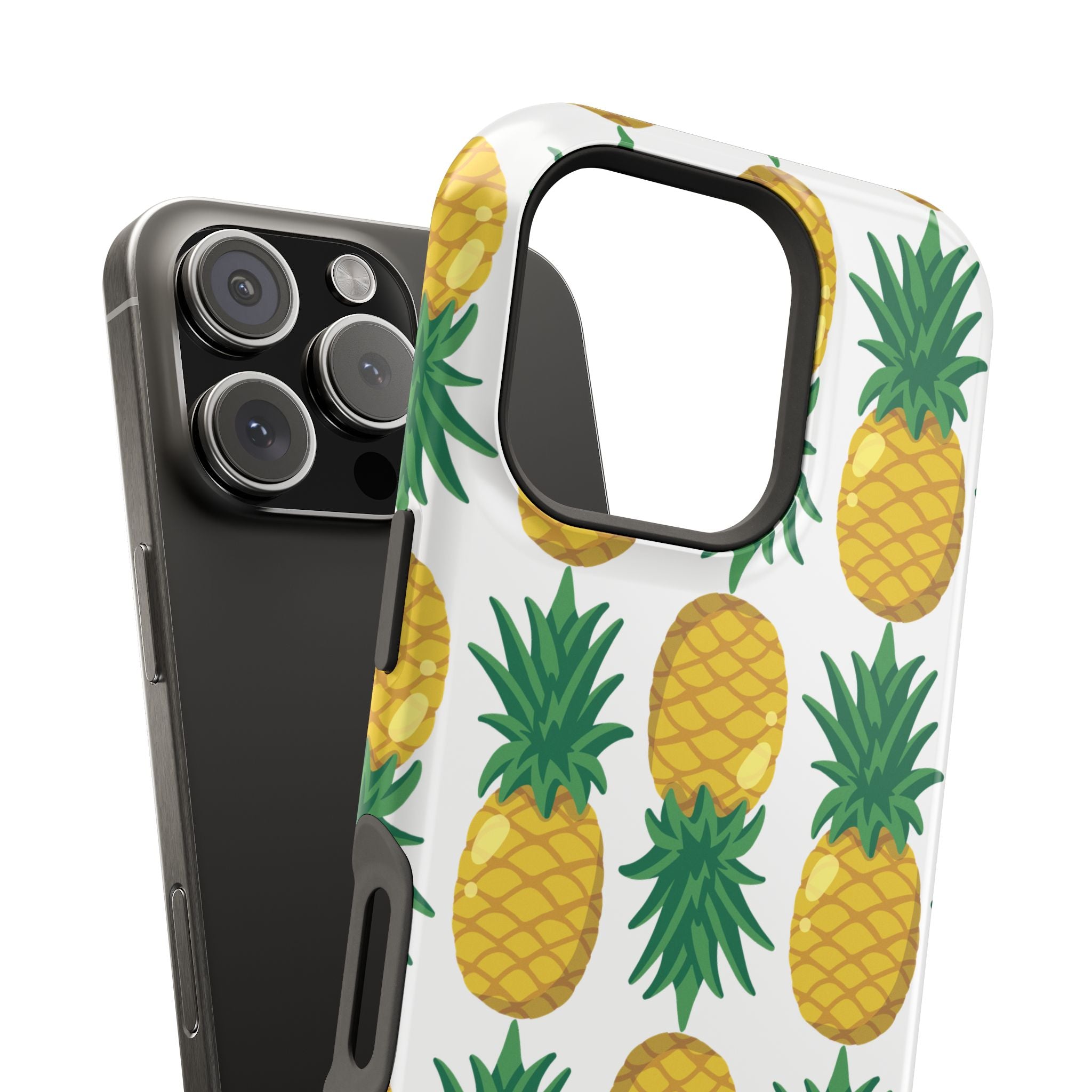 Pineapple Print Phone Case - Impact-Resistant