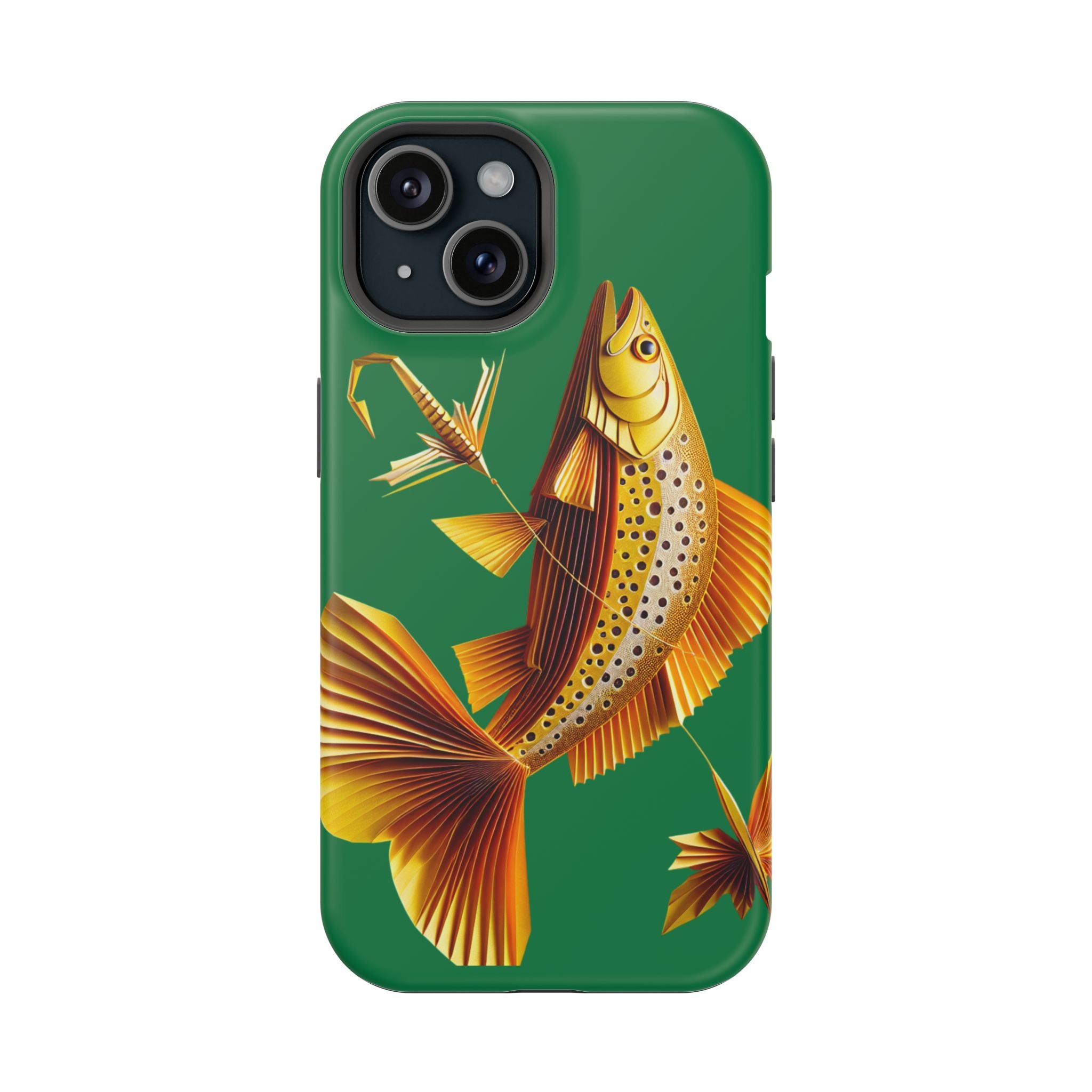 Impact Resistant Phone Case,  Lucky Charm Fish, Outdoor Enthusiast Gift