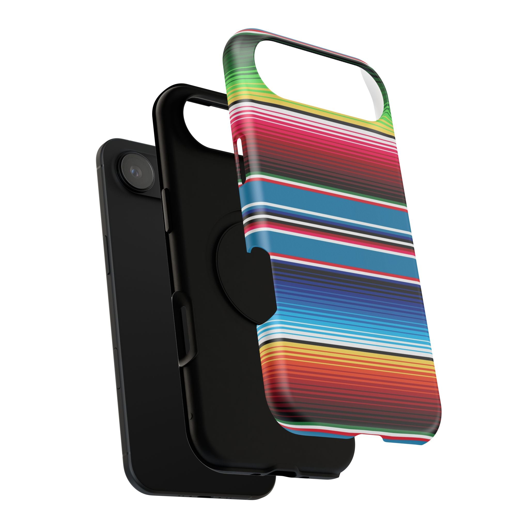 Sarape Striped Phone Case | Impact-Resistant