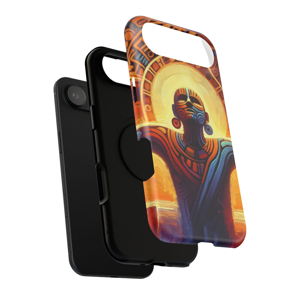 Impact Resistant Phone Case - Aztec Man
