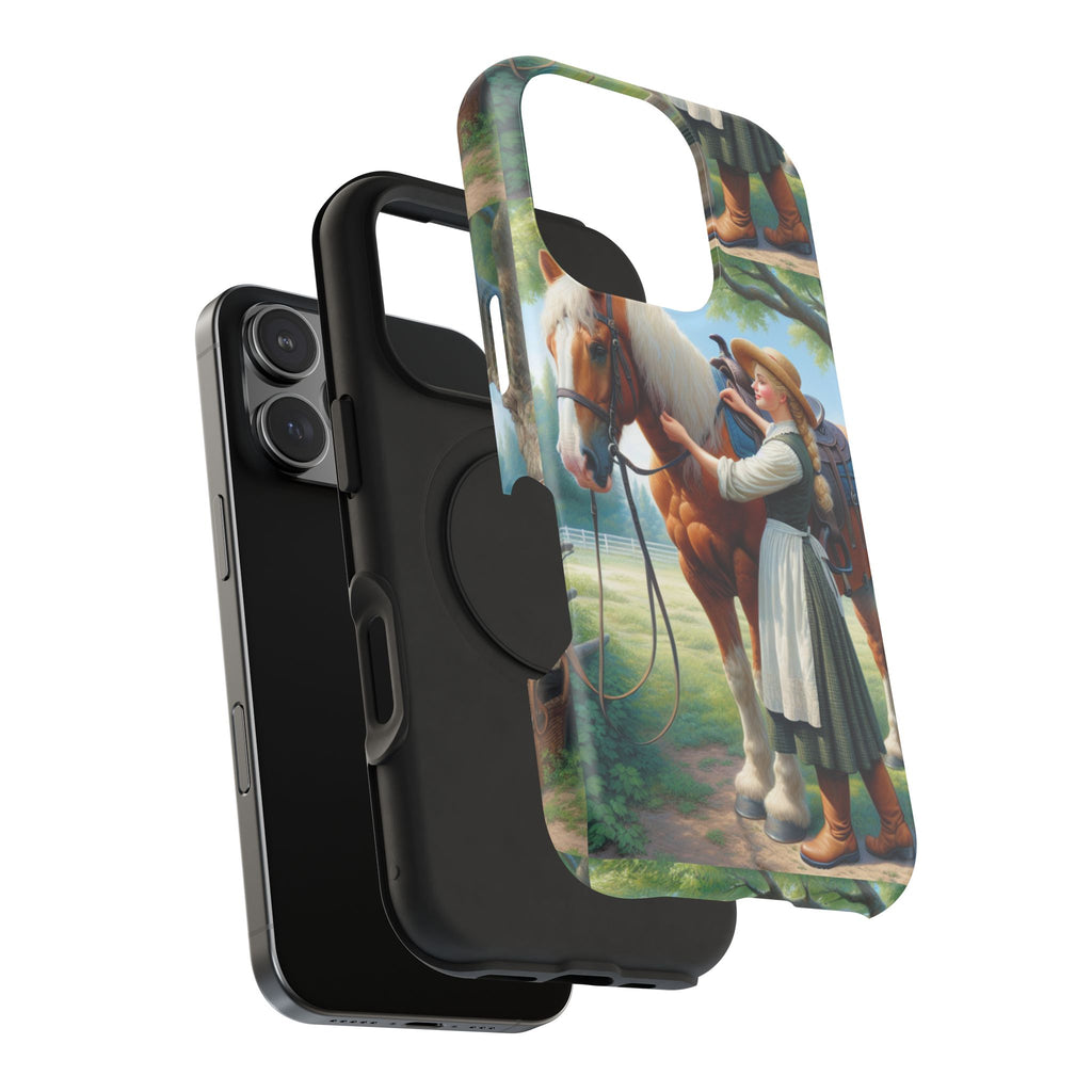 Classic Horse Care Impact Resistant Phone Case