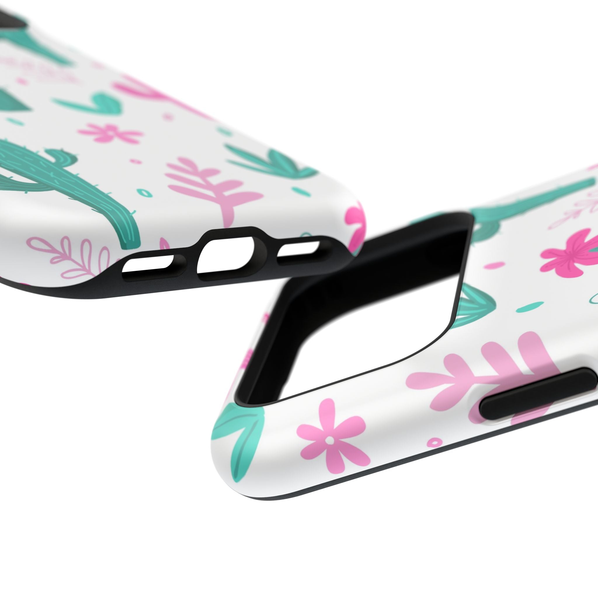 Cactus Pattern Impact Resistant Phone Case