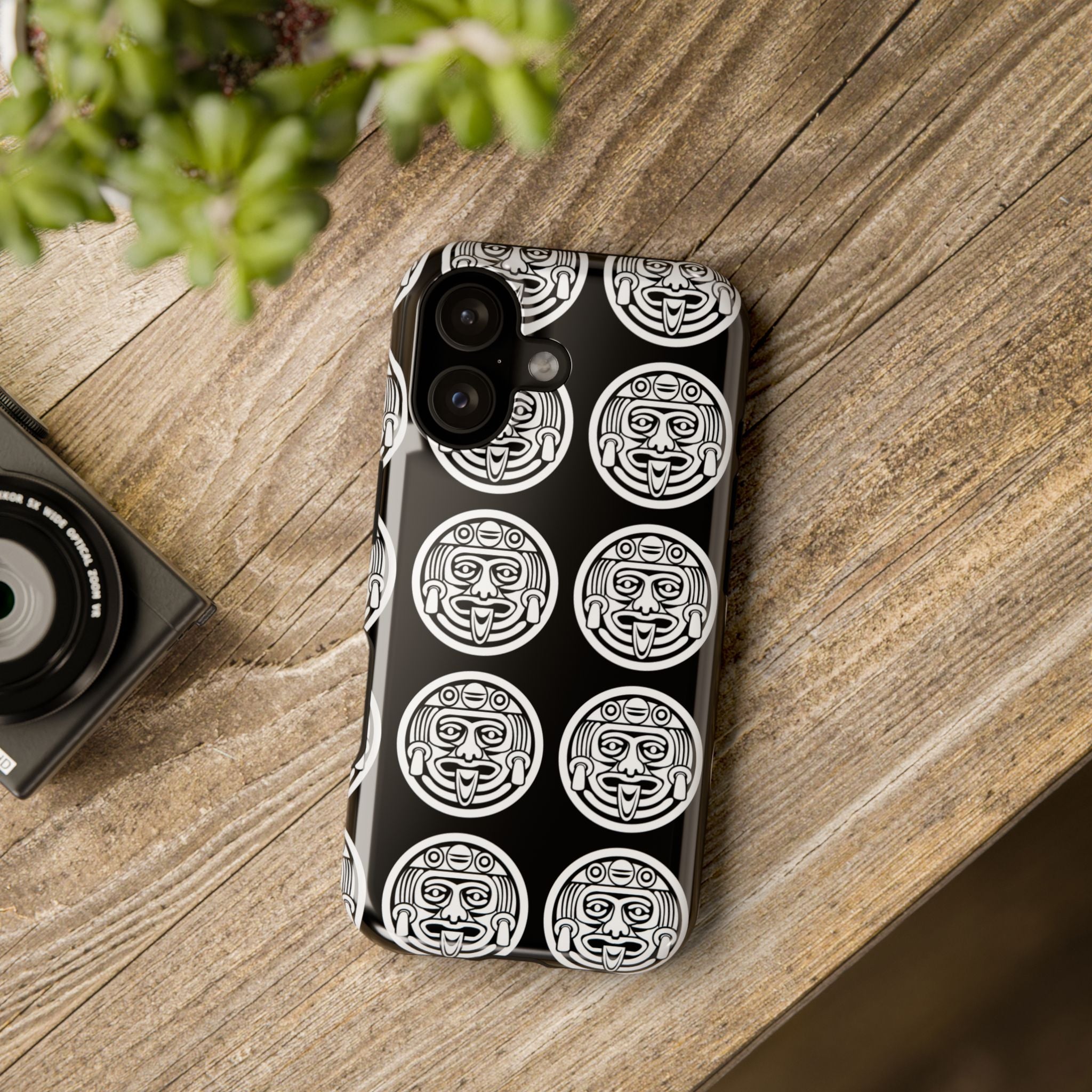 Aztec Calendar Impact-Resistant Phone Case