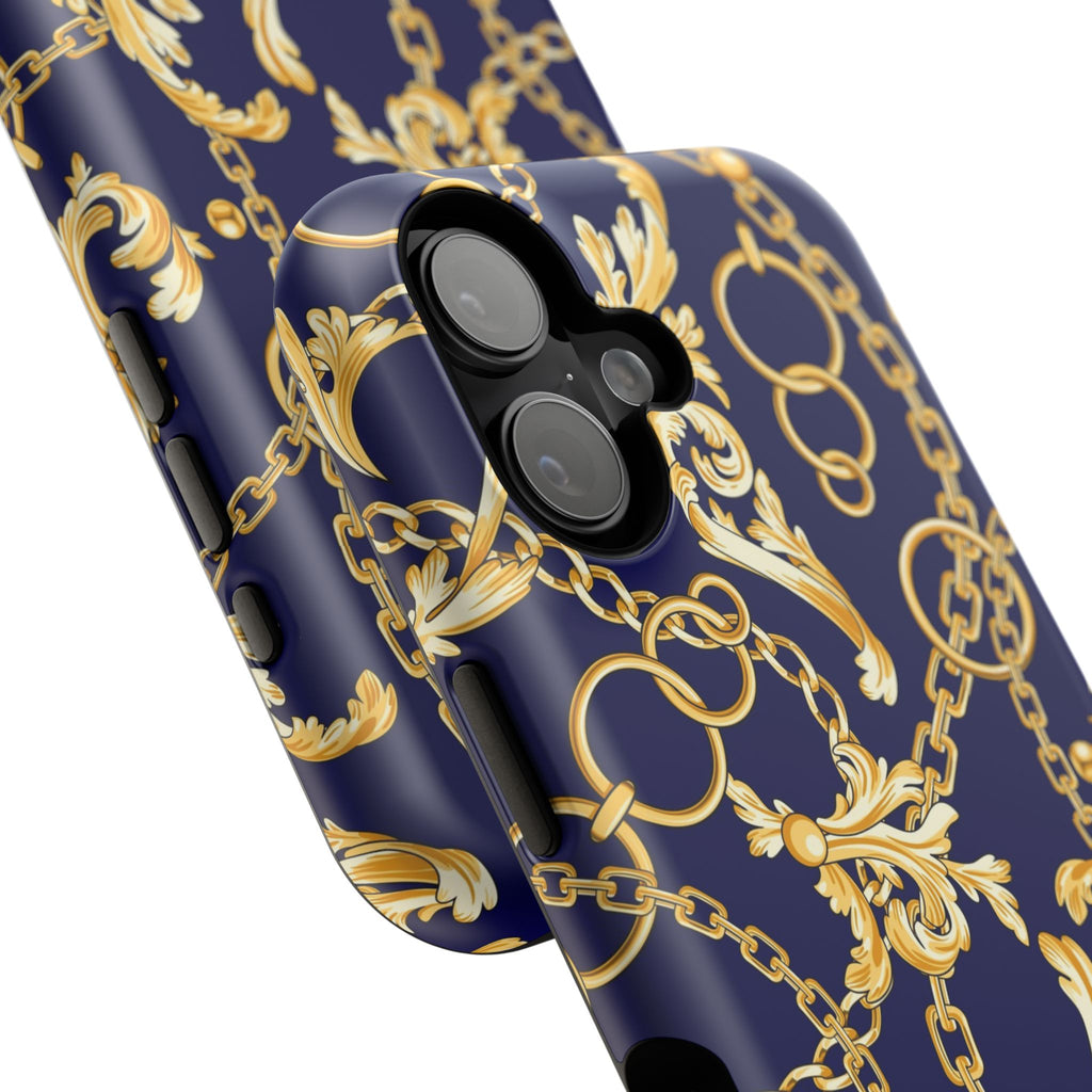 Golden Chain Impact-Resistant Phone Case