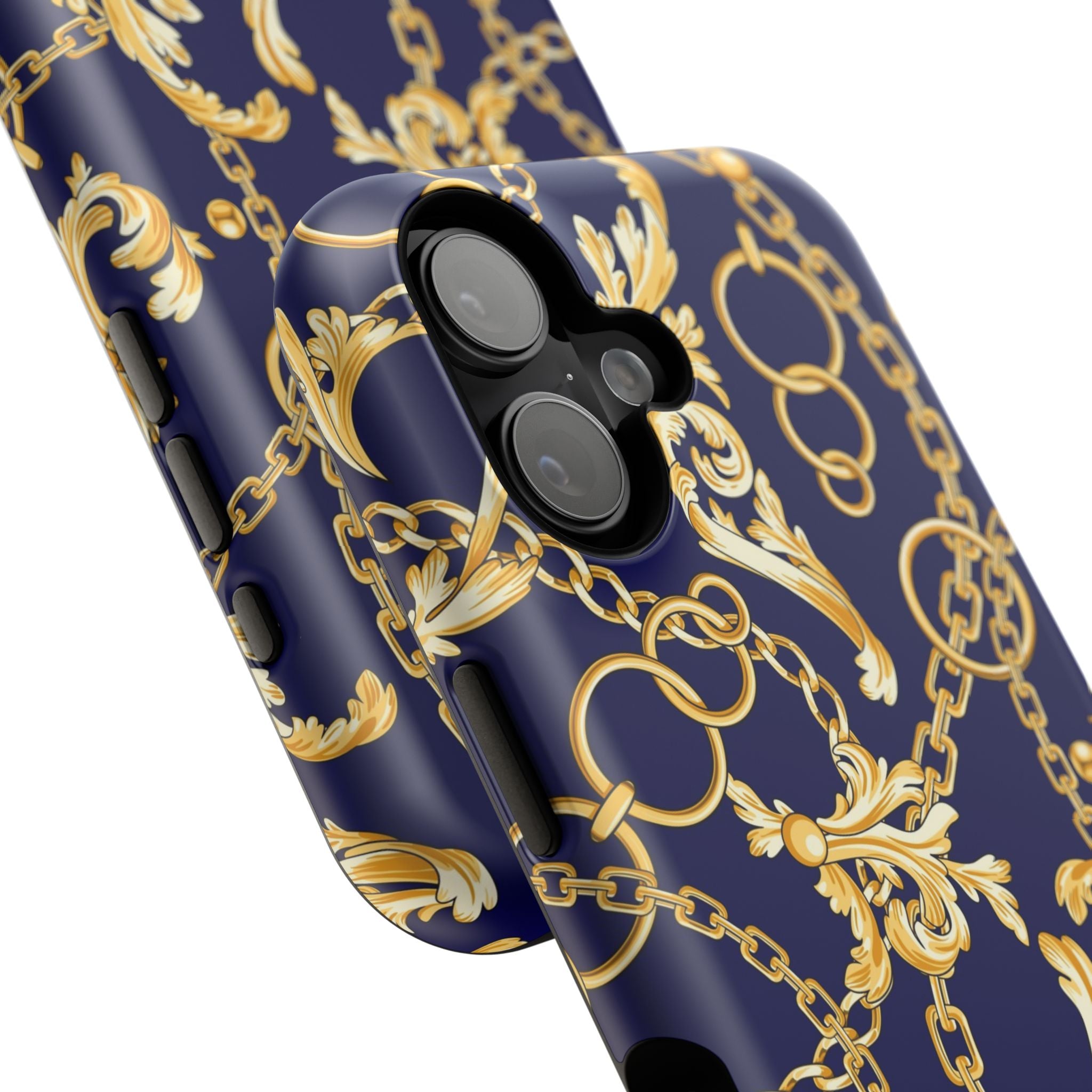 Golden Chain Impact-Resistant Phone Case