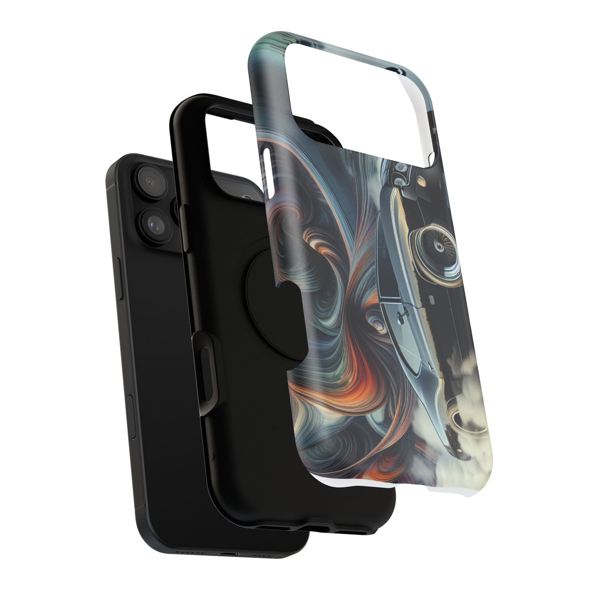 Vintage Muscle Car Phone Case — Retro Racing Art Impact-Resistant Case