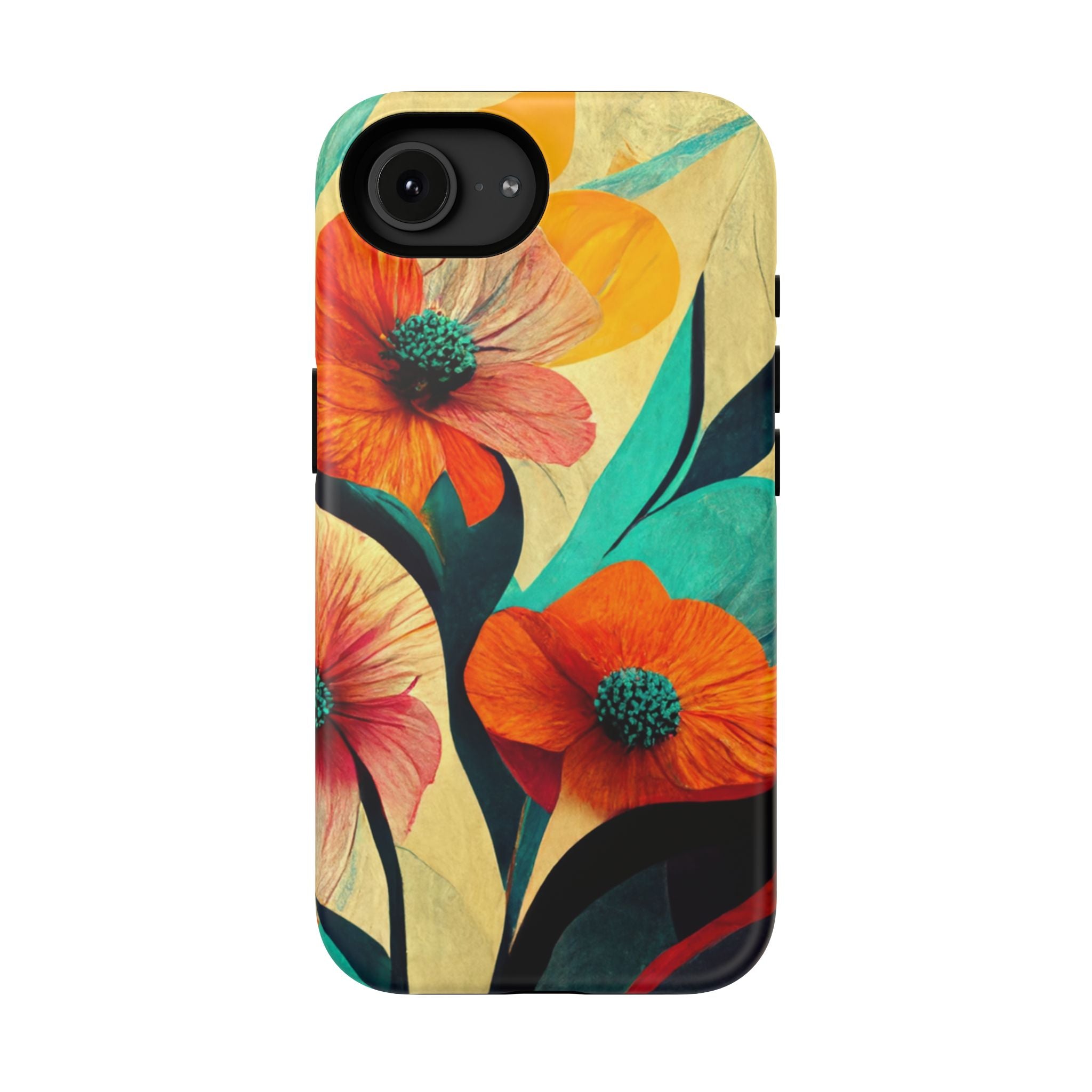 Floral Impact-Resistant Phone Case